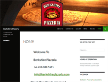 Tablet Screenshot of berkshirepizzeria.com